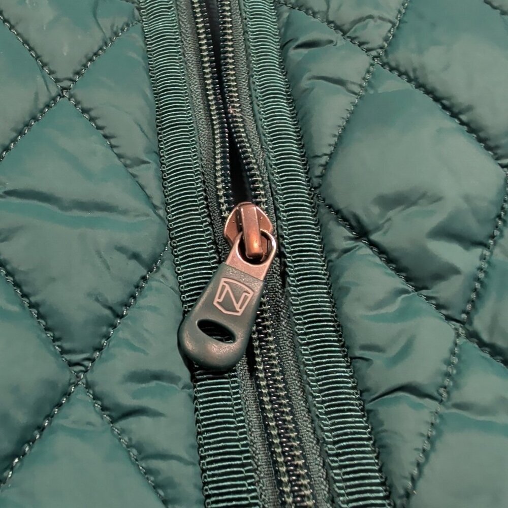 Noble Outfitters Ark Puffer Vest Womens Medium Green Quilted Equestrian Gilet - Picture 6 of 11